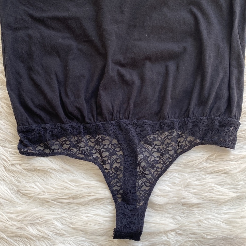 Free People | Sydney Lace Contrast Bodysuit - Picture 7 of 15